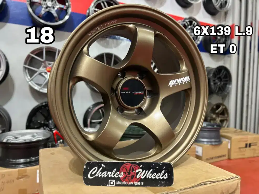Jual velg zen r18 6x139,7 pajero fortuner dll