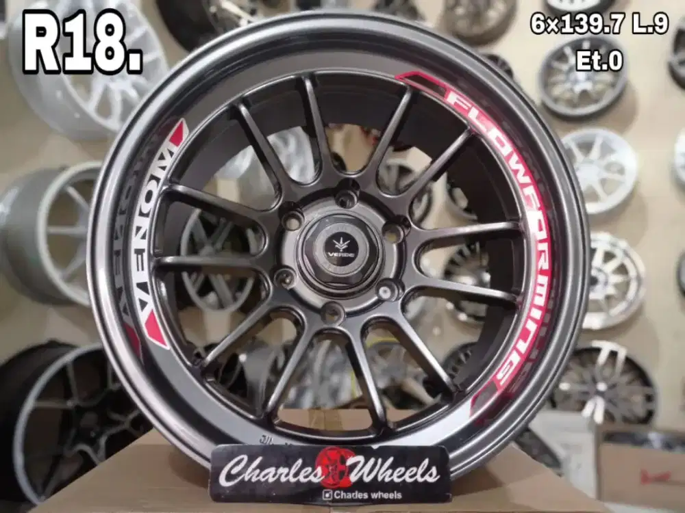 Jual velg zen r18 6x139,7 pajero fortuner dll