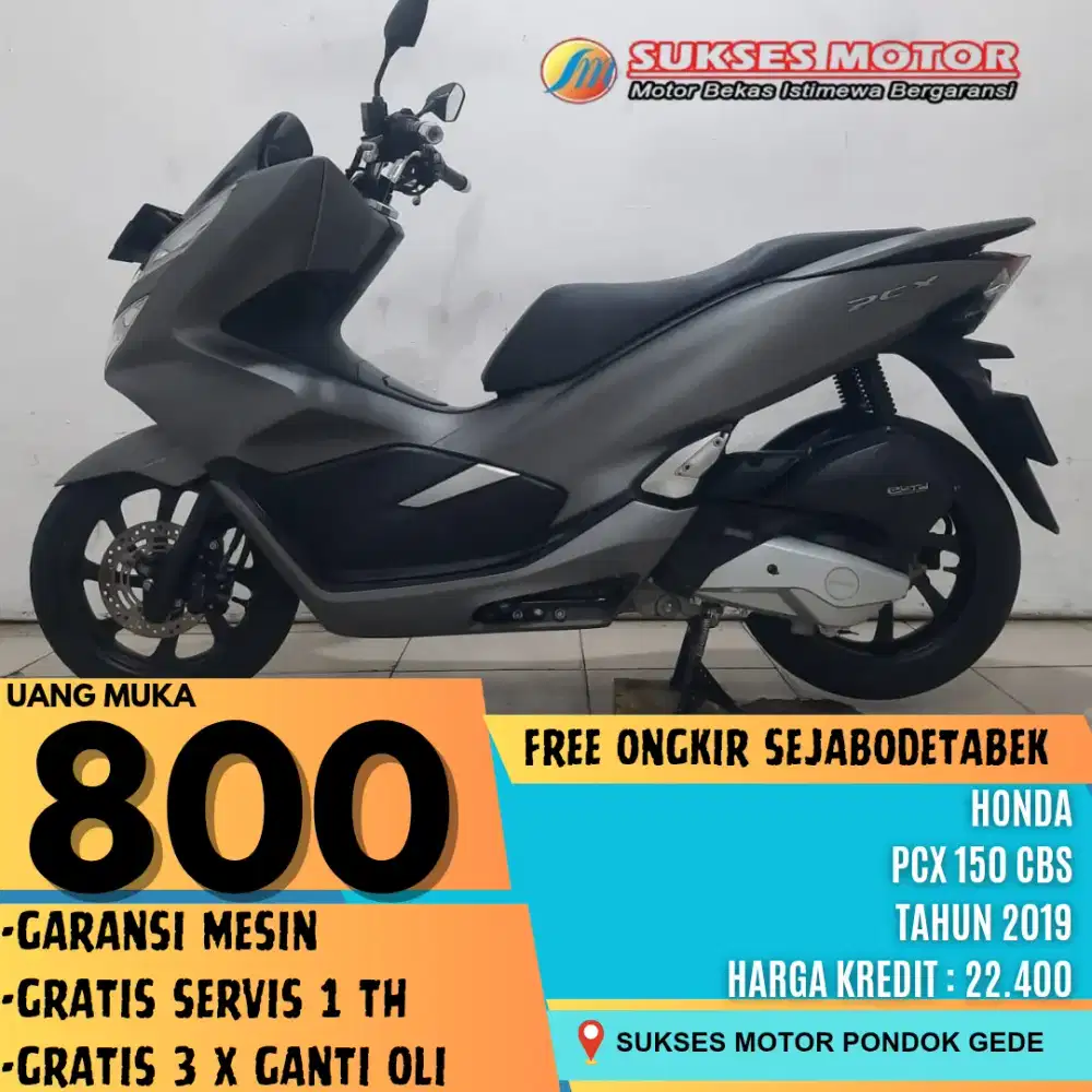 HONDA PCX 150 CBS TAHUN 2019 BERGARANSI