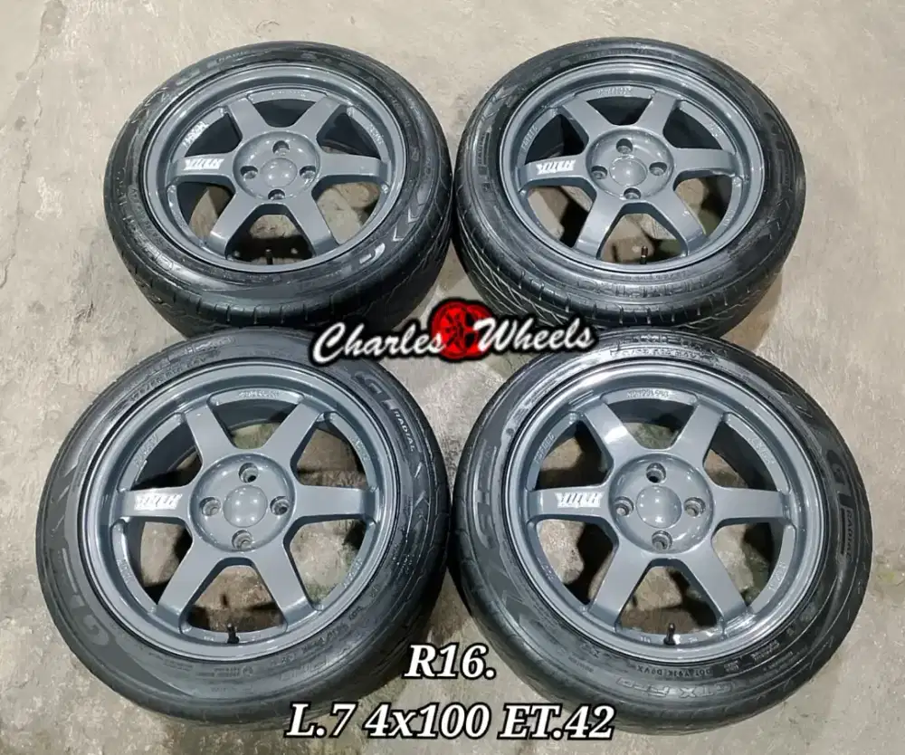 Velg te37 r16 4x100 + ban