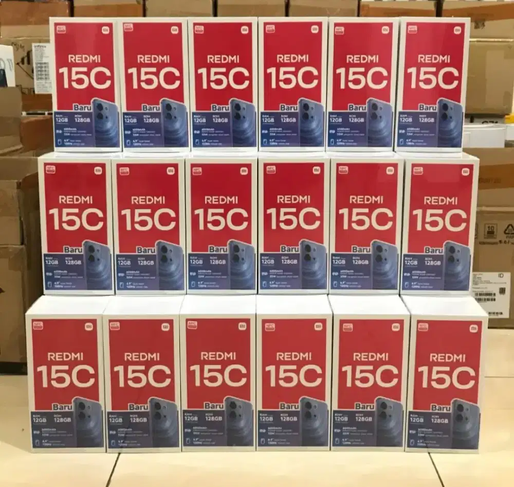 Redmi 15 NFC ram 8/128 HP Baru garansi Resmi harga bersahabat