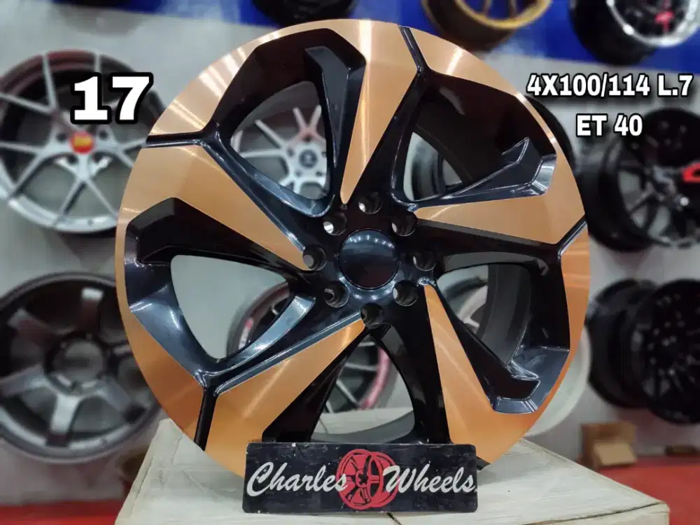 Jual velg r17 4x100 4x114,3