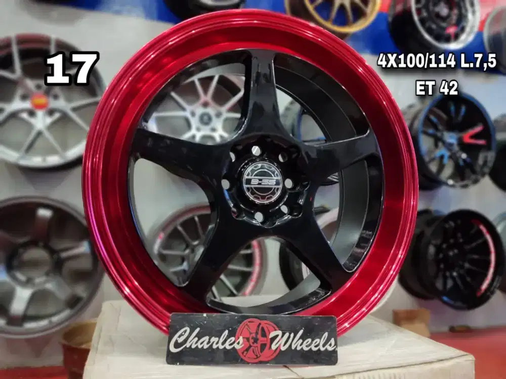 Jual velg r17 4x100 4x114,3