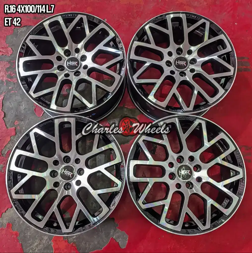 Jual velg hsr r16 4x100 4x114,3