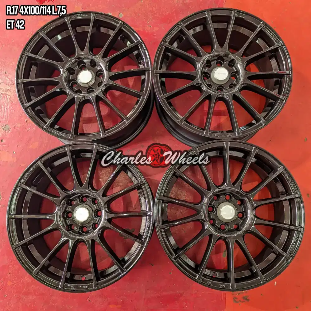 Jual velg r17 4x100 4x114,3