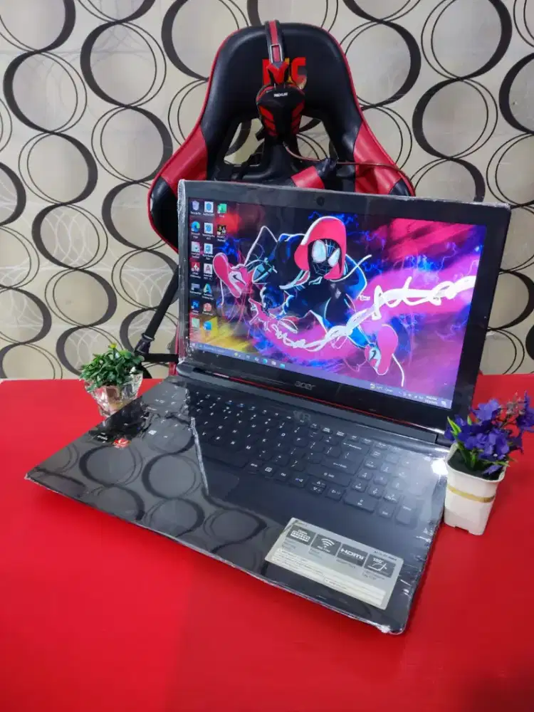 Acer Aspire 3 Superslim AMD Ryzen SSD Windows 10 Siap Pakai