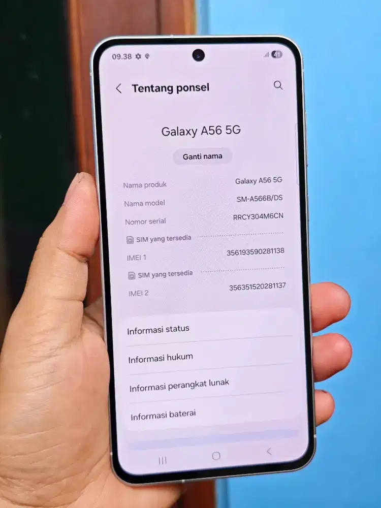 SAMSUNG A56 5G 12/256 GARANSI 0N 9 BULAN
