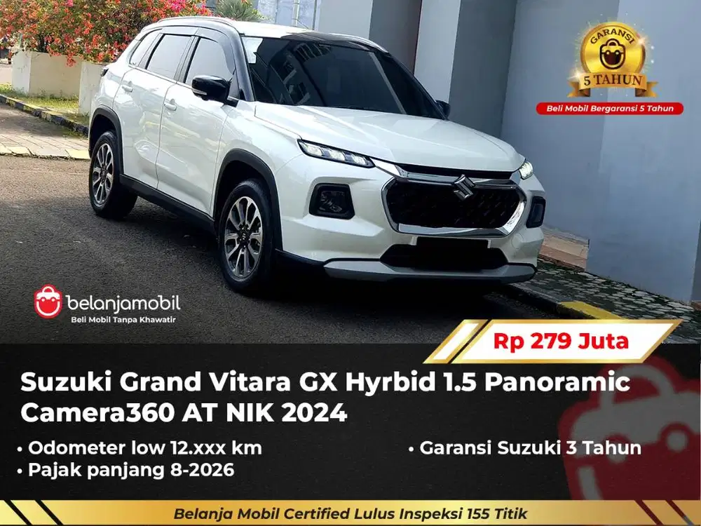 [ GARANSI 5TH ] Suzuki Grand Vitara GX Hyrbid 1.5 Panoramic 2024/2025