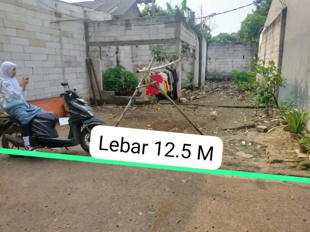 Tanah 137mt Kranggan Cibubur msuk mobil
