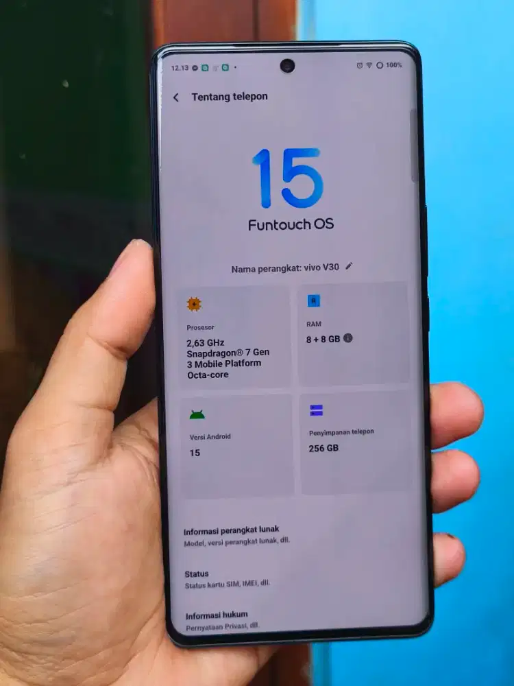 VIVO V30 5G 8/256 FULSET ORI