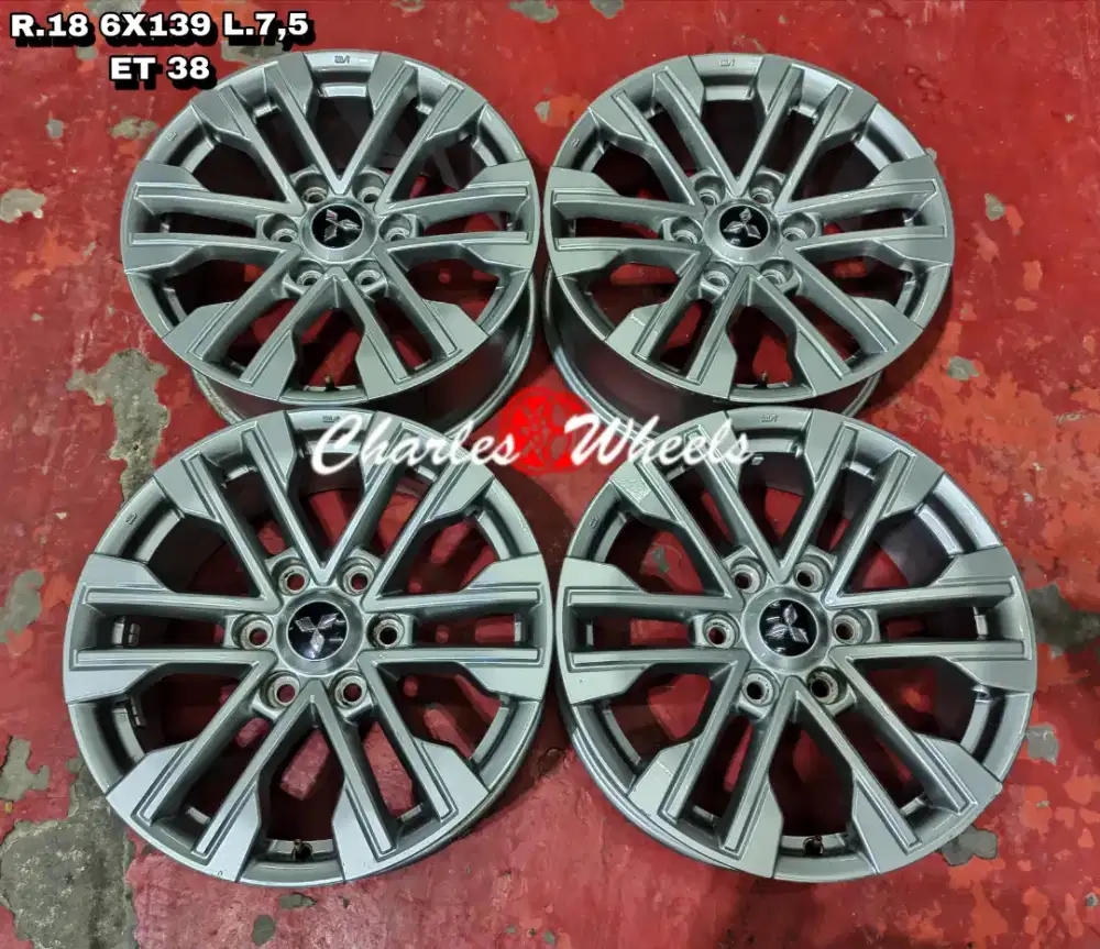 Jual velg oem pajero r18 6x139,7