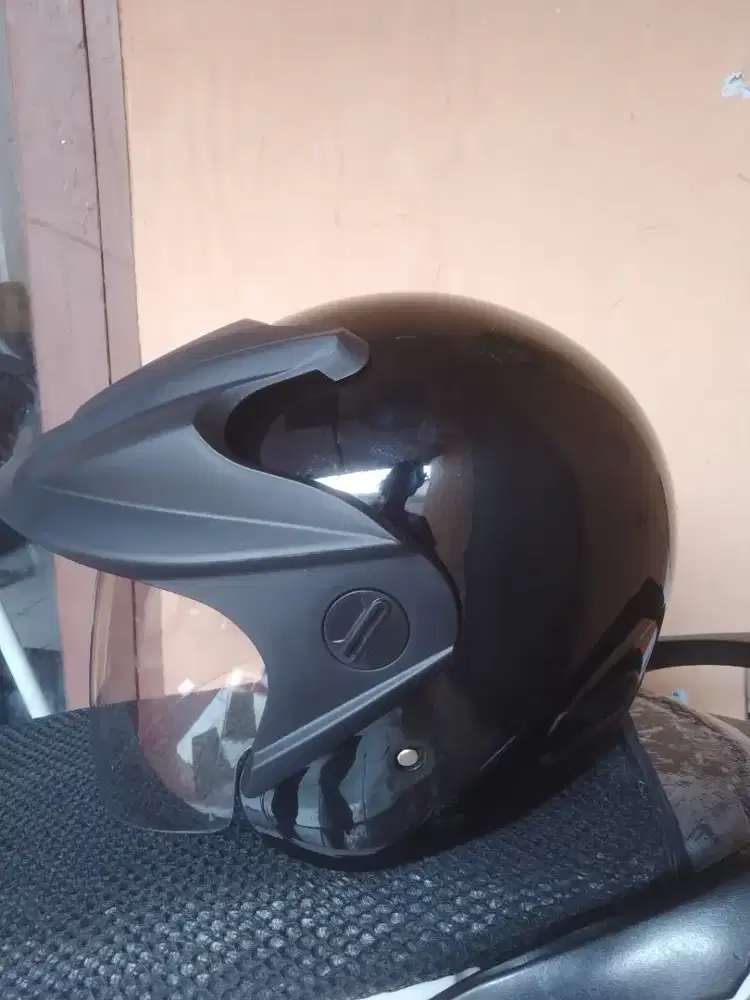 Helm Honda ORI Hitam polos