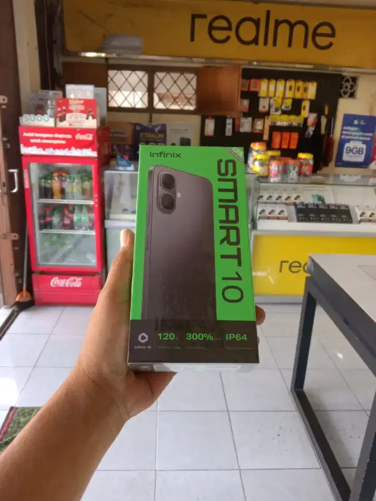 [ Fast respon WA ] Infinix Smart 10 4+4/128 Garansi resmi 1thn