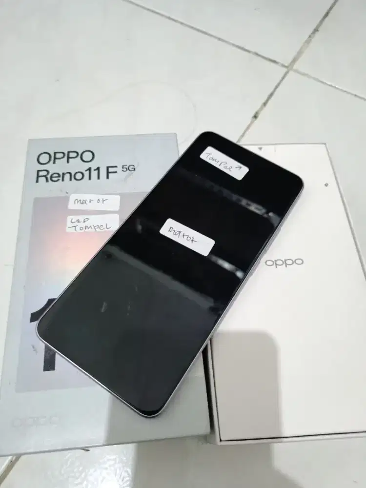 Oppo Reno 11F 5G ram 8/256gb Ex resmi mulus hp+dus Minus,Matot (murah)