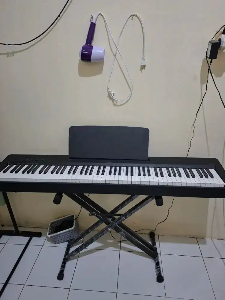 Jual piano yamaha p145 bt second kondisi mulusss
