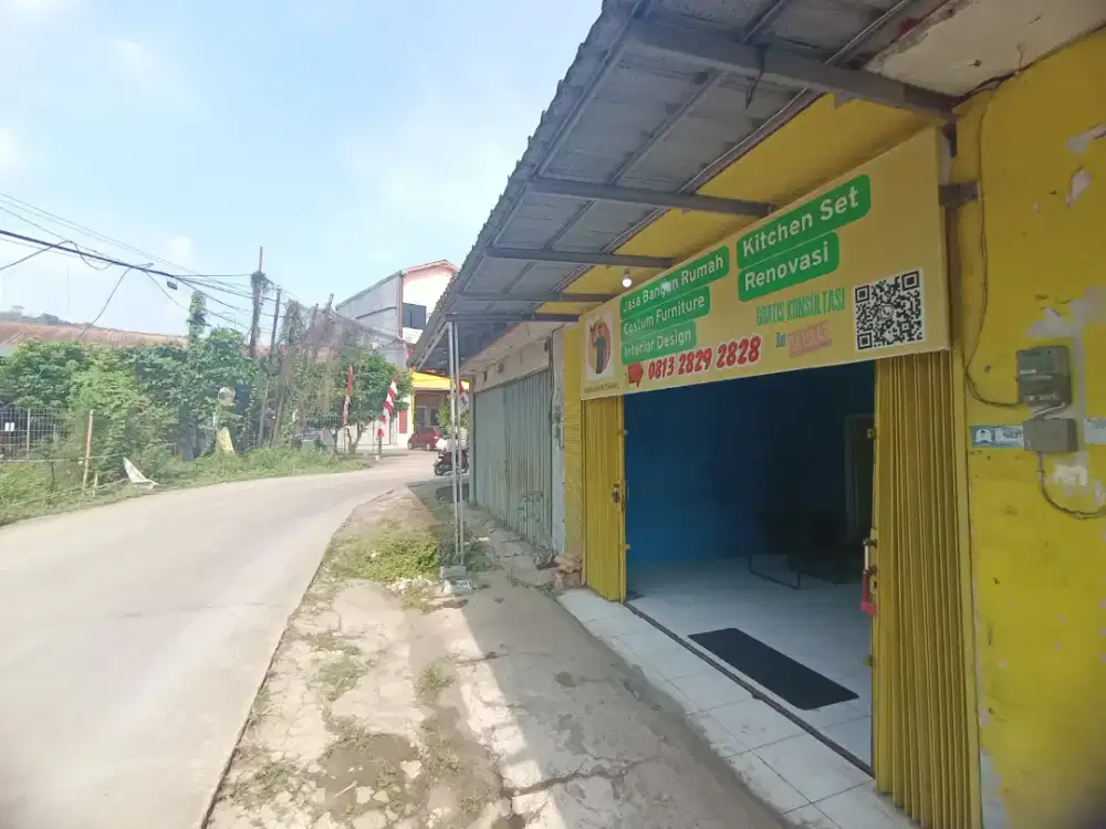 Ruko 1 lantai jejer 2 strategis dan ramai padat penduduk