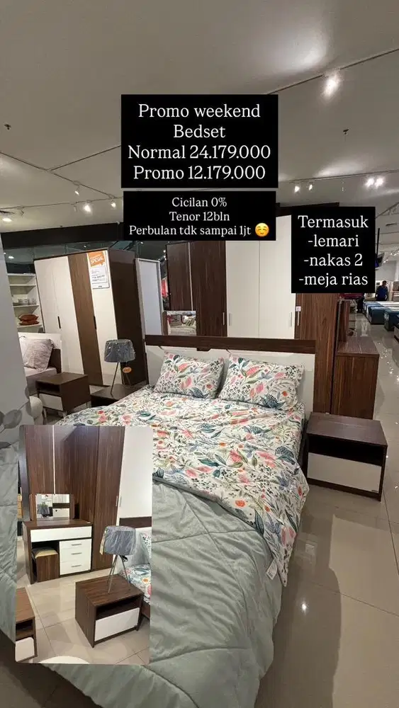 PROMO BEDROOM SET 160