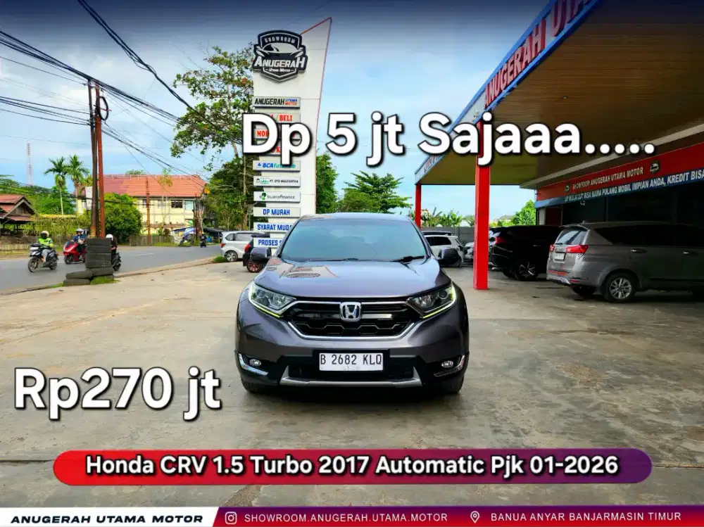 Dp5jt CRV 1.5 Turbo 2017 Automatic istimewa