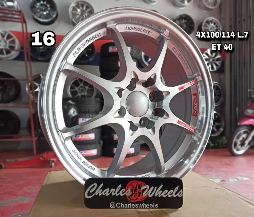 Jual velg ce28 r16 4x100 4x114,3