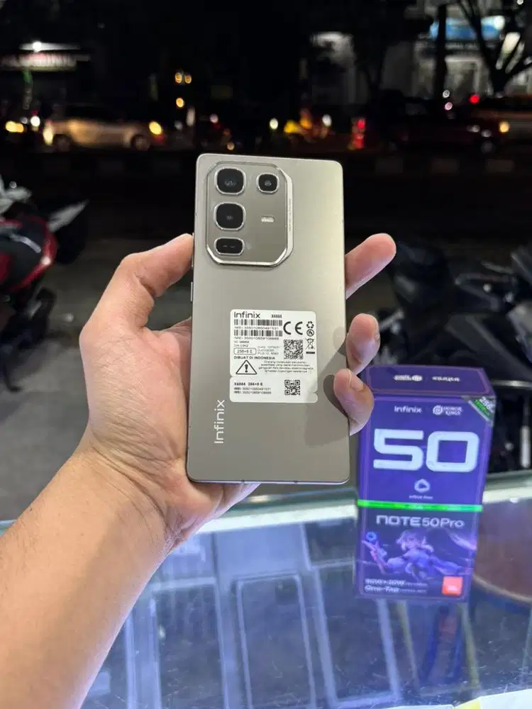 INFINIX NOTE 50 PRO Ram 8/256, Kondisi mulus, Lengkap, Bergaransi.