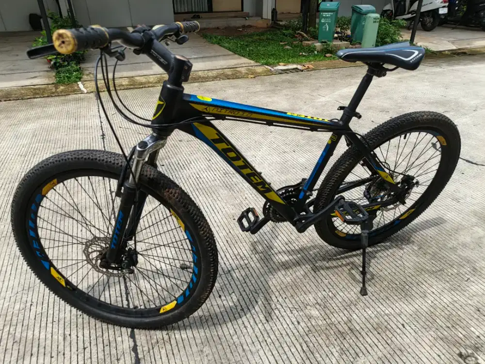 Sepeda MTB 26 Alloy merek TOTEM Speed 7