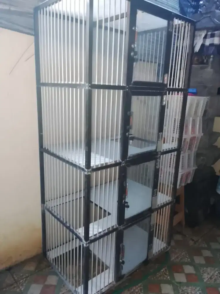KANDANG ALUMINIUM 4TINGGKAT