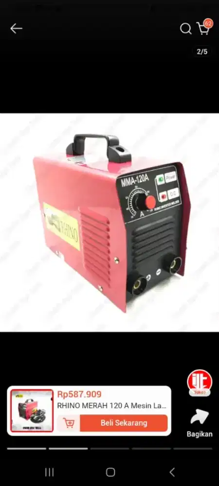 Mesin las listrik Rhino 900 watt