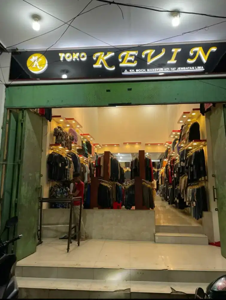 DISEWAKAN! RUKO DI JALAN RAYA 2 ARAH JEMBATAN LIMA DAERAH BISNIS RAMAI