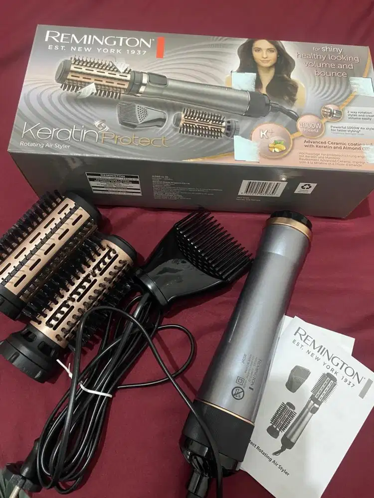 Remington Sisir Angin Keratin Protect Rotating Air AS8810