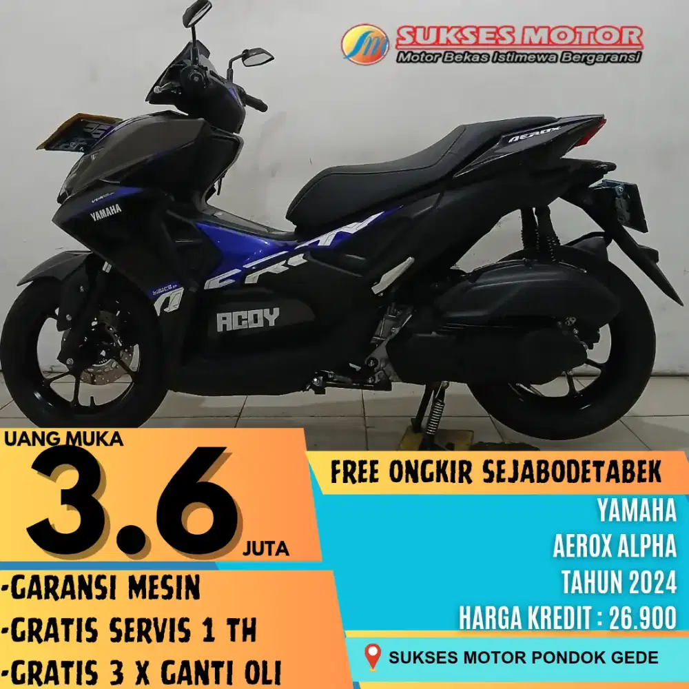 KM LOW YAMAHA NEW AEROX ALPHA TAHUN 2025