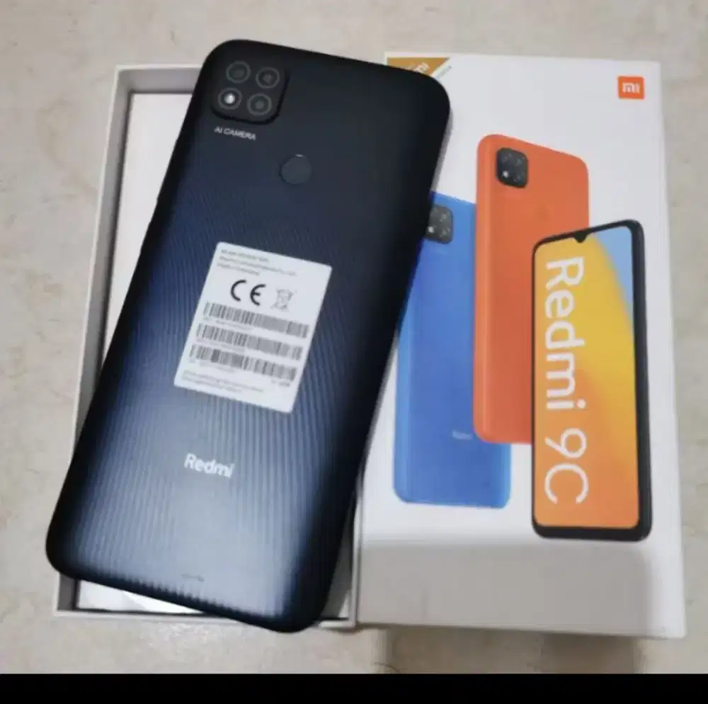 Murah hp Xiaomi Redmi 9c 3/32 lkp mulus normal