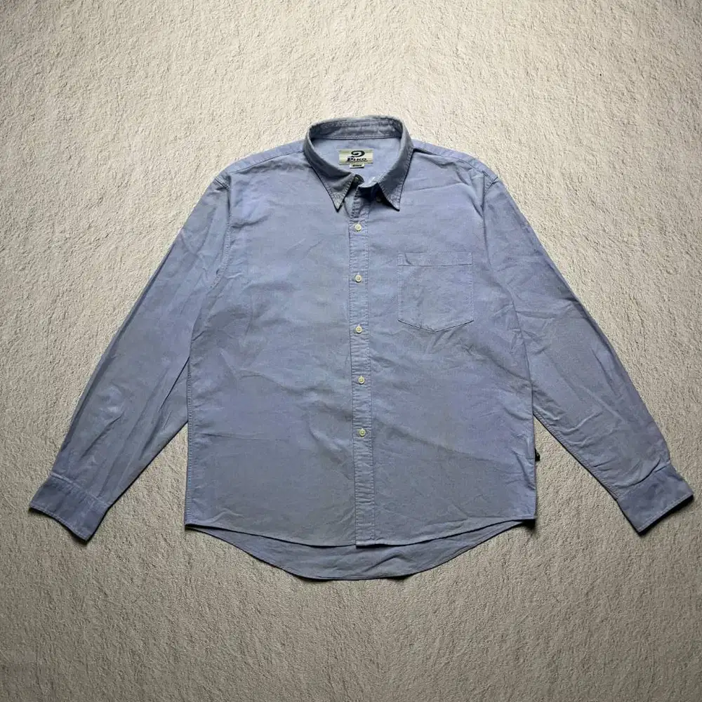 SHIRT PIKO POLOS BIRU MUDA KEMEJA LENGAN PANJANG ORIGINAL