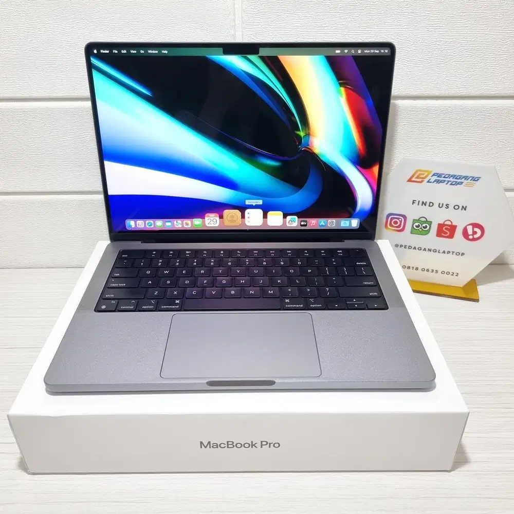 Macbook Pro 14 inch M1 Pro 2021 16GB/512GB FULLSET, EX IBOX, GREY