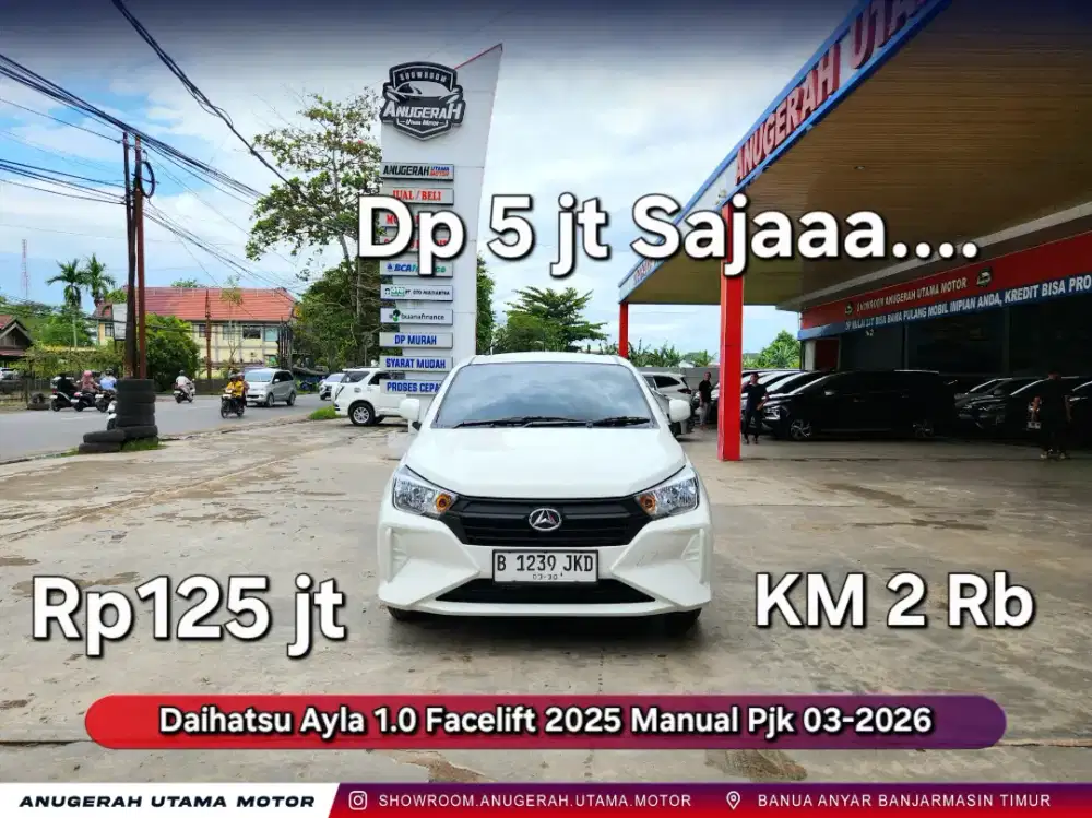 Dp5jt Ayla 1.0 Facelift 2025 Manual KM 2Rb