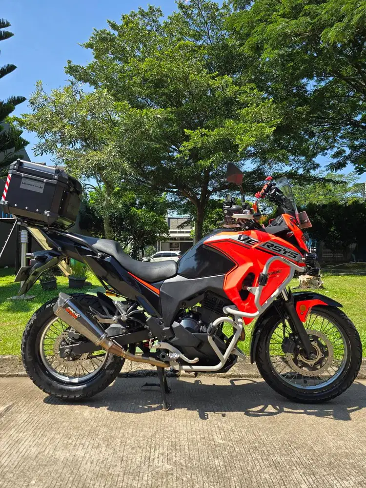 DIJUAL KAWASAKI VERSYS X-250 NIK 2017 ABS ORANGE
