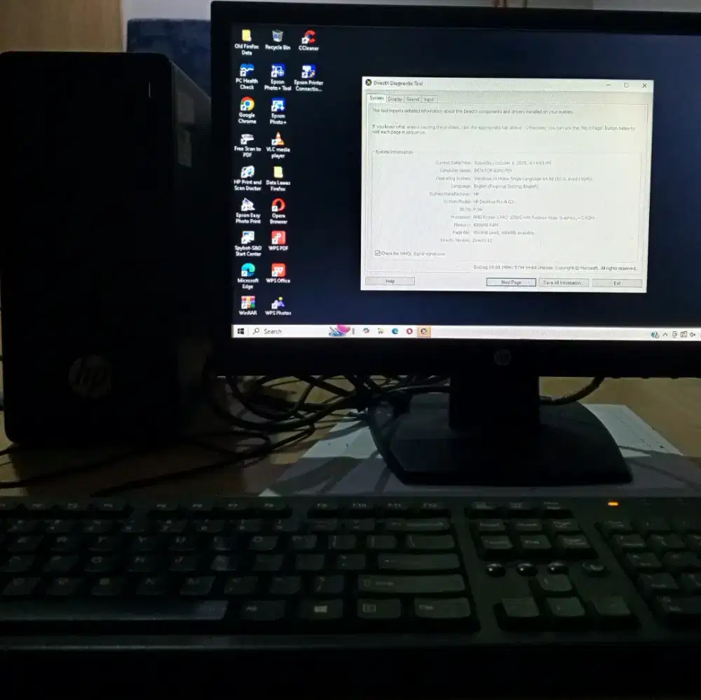 PC HP Desktop Pro A G3
