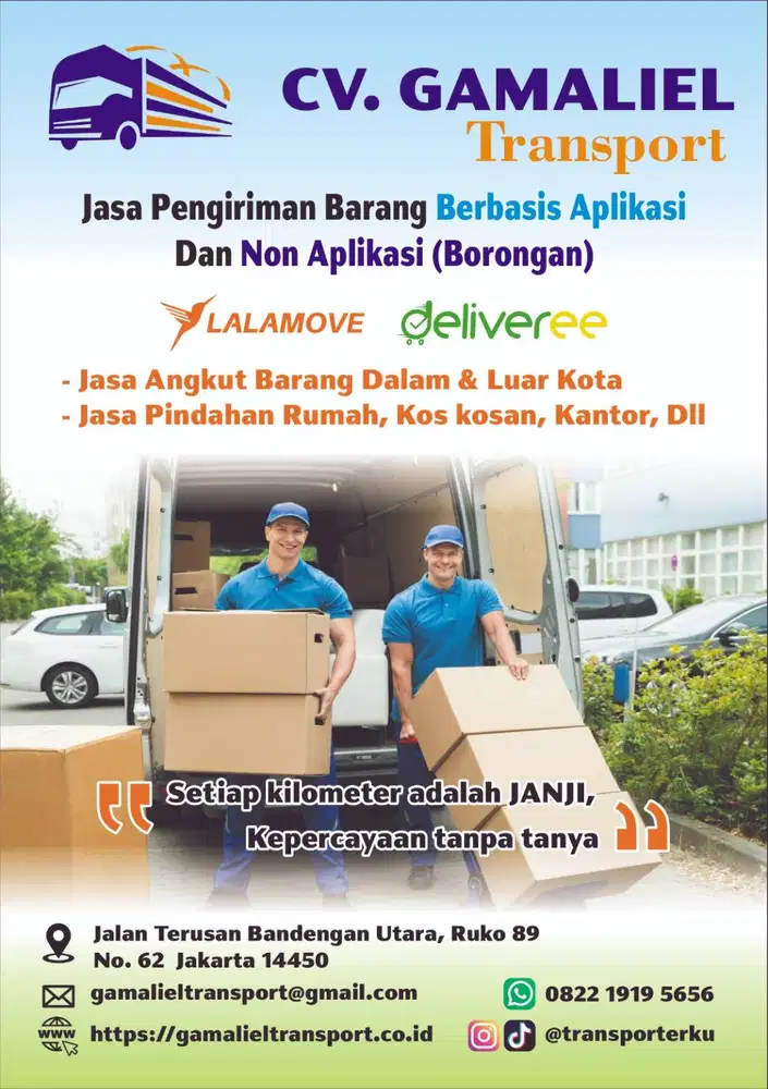Jasa pengiriman barang dan pindahan