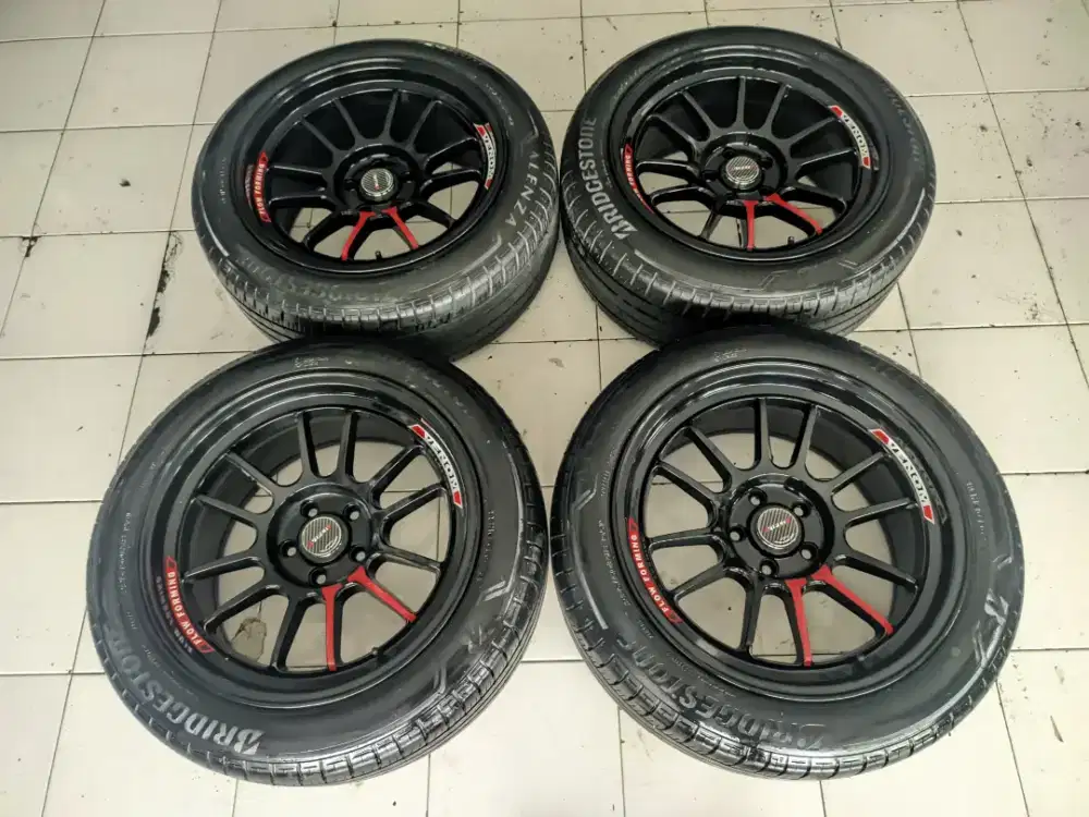 R18 Venom 2nd Rasa baru L9 et20 5x114+Ban Bridgestone 90%