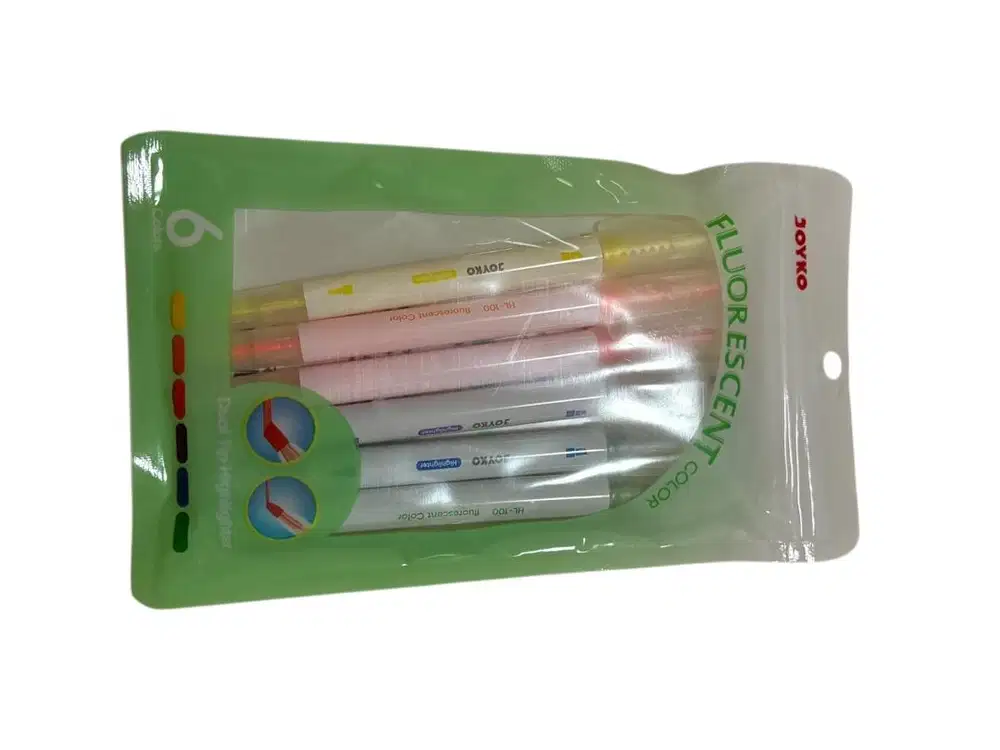 Set 6 highlighter flourescent color