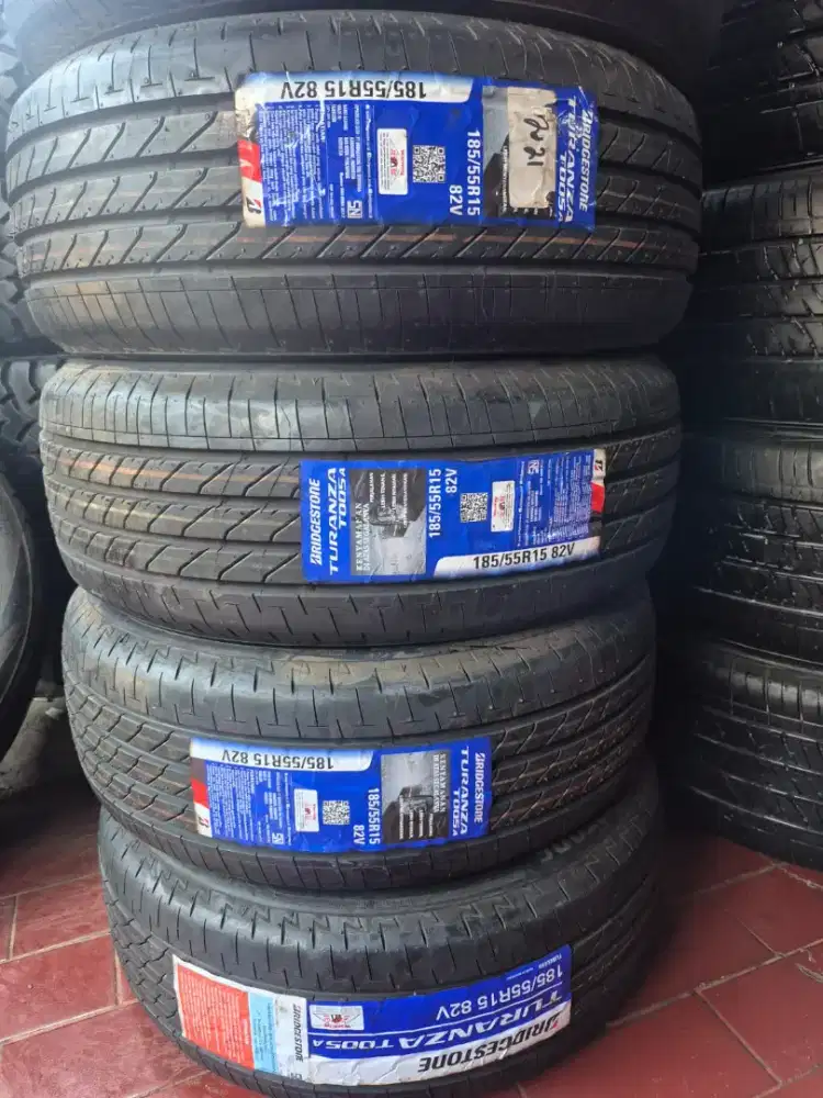 Ban baru nos Brio RS Bridgestoen turanza T005 185/55 R15 2021..4pcs