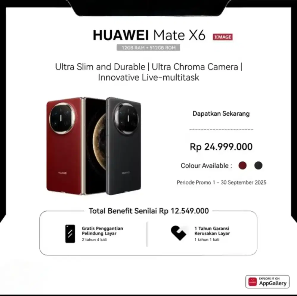 Huawei Mate X6 Garansi Resmi Segel