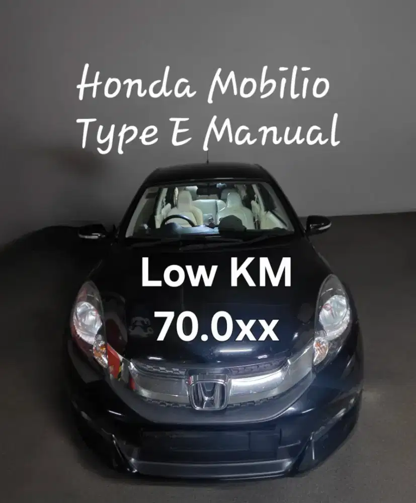 Mobilio type E, low KM, harga nego