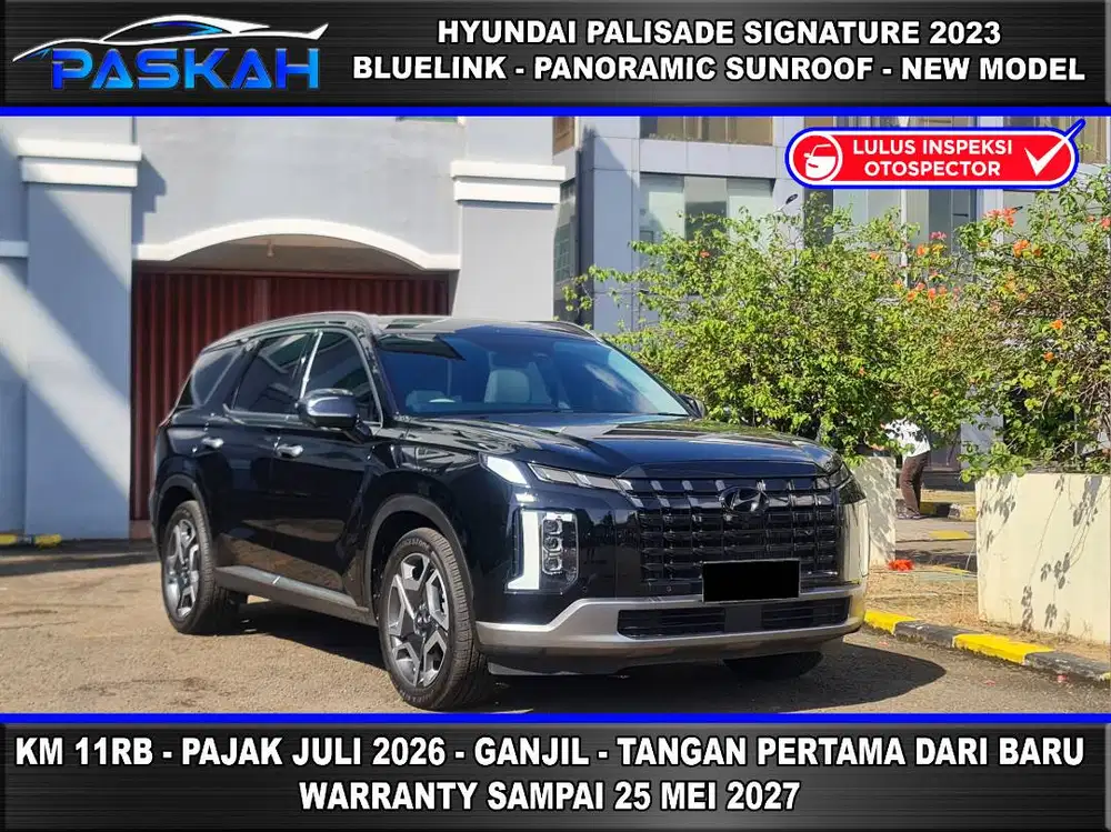 HITAM BLUE LINK HYUNDAI PALISADE 2.2 SIGNATURE 2023 BLUE LINK GANJIL