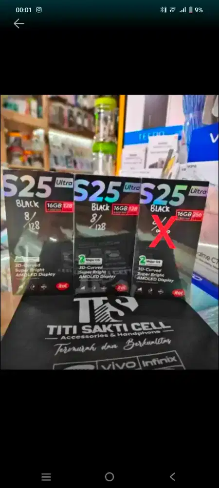 Itel s25 ultra promo cuci gudang new garansi 1 tahun