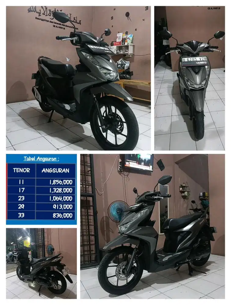 Jual beat sporty 2024 harga cash Rp.15.5jt aja