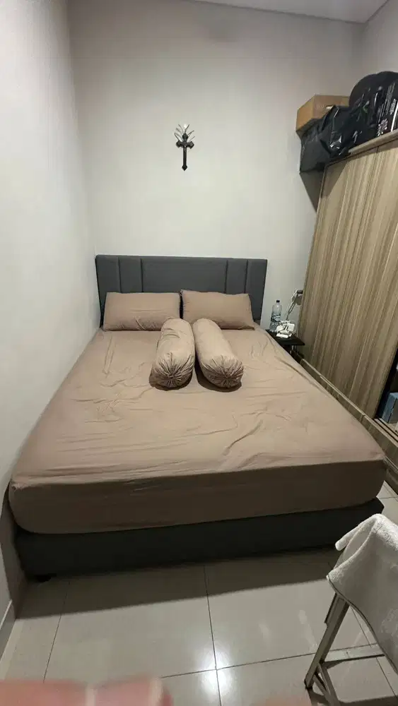 TERMURAH !! Bed + Dipan + Headboard INFORMA 160X200