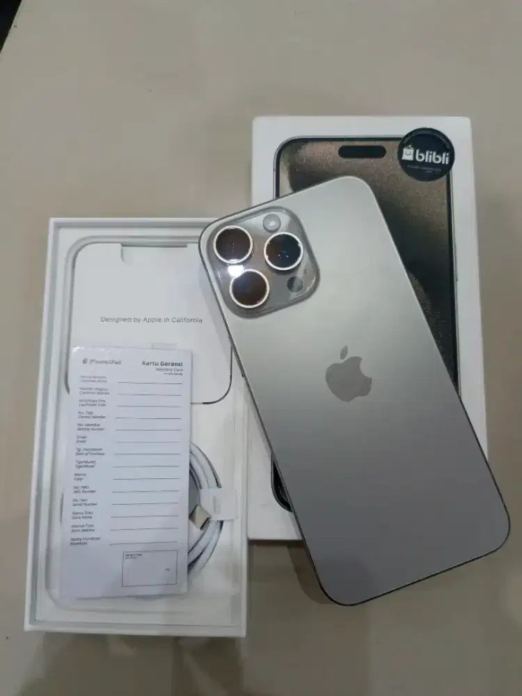 Iphone 15 pro max 1 tb ex blibli