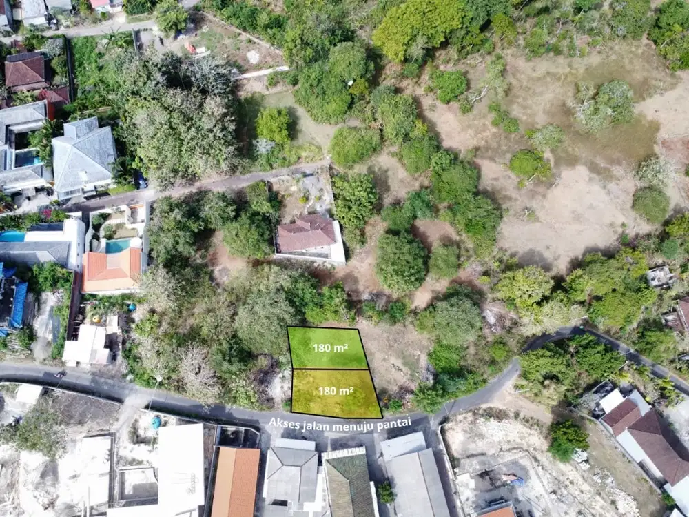 DI JUAL TANAH OCEAN VIEW DI NUSA DUA BALI 360 m2