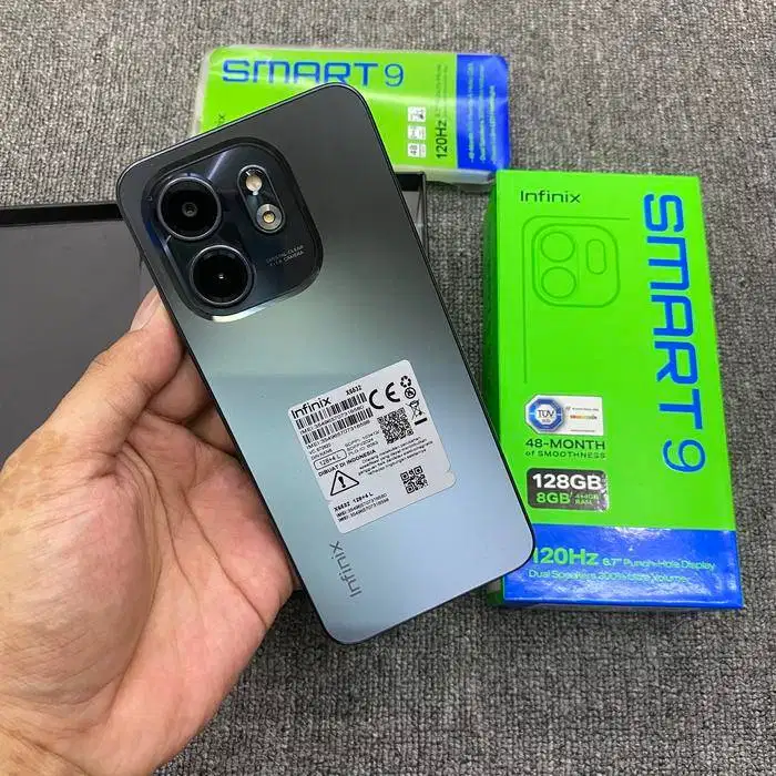 Jual Infinix Smart 9 Ram 4/128 Fullset cod/Antar