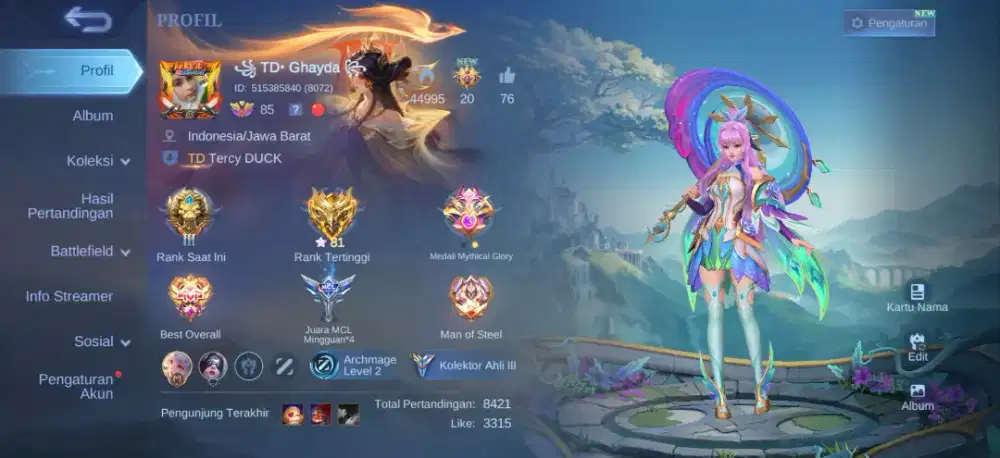 Akun Mobile Legends